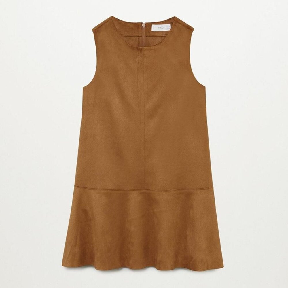 MNG Kids Faux Suede Sleeveless dress Sz 5Y